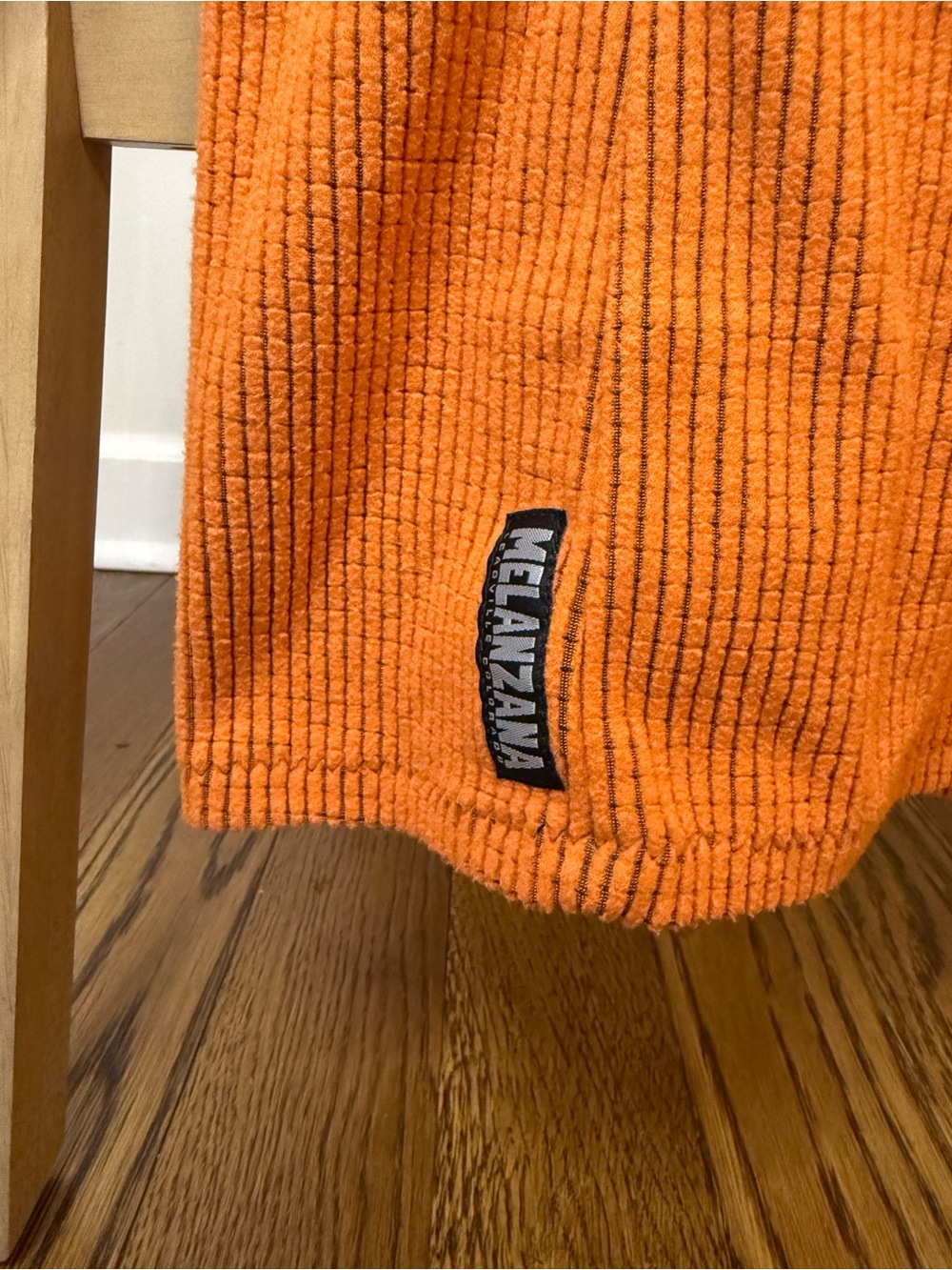 Melanzana Orange Waffle-Knit Cowl Sweater dress - Picture 2 of 6